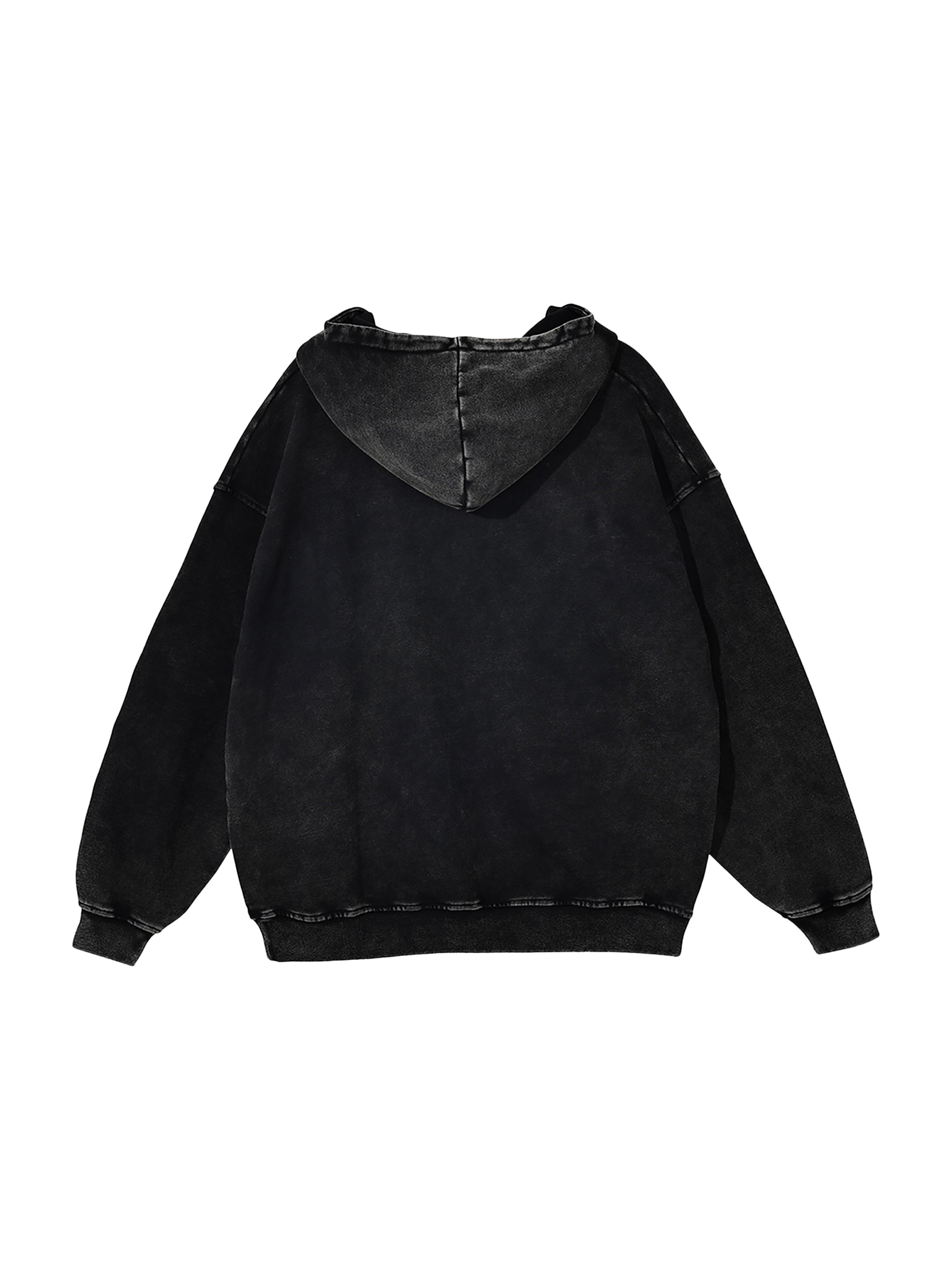 Roses Acid Wash Oversize Hoodie - 420 GSM