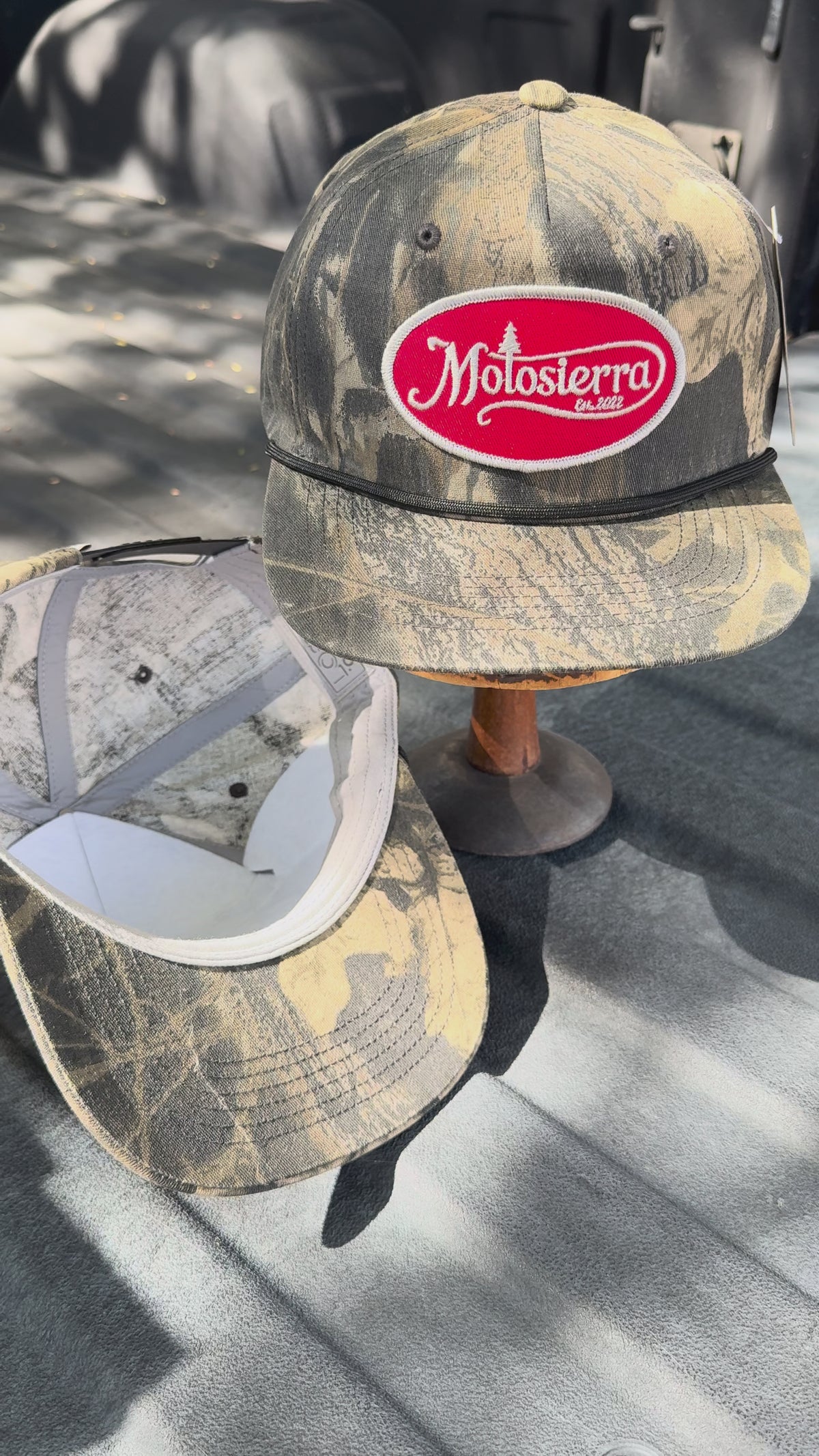 Boxcar Mossy Oak Rope Hat